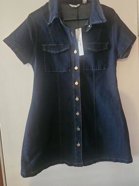faux leather zip front dress Faux Leather Front Zipper Mini Dress main image 1